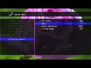 ONKYO AV Home Cinema Receiver TX-SR313 OSD & GUI