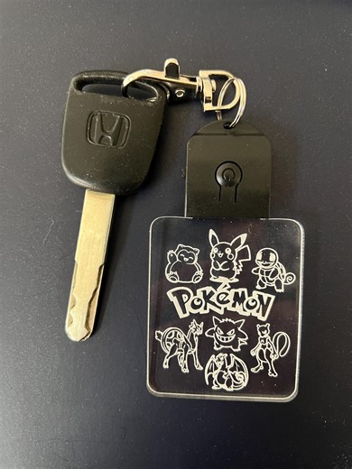 LED Light-up Pokémon Keychain | Acrylic Anime Featuring Pikachu, Charizard, Gengar and More | Gamer Gift and Car Accessory - Etsy