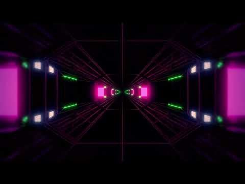 Infinite Loop 10 Hours 4K – Neon Tunnel Endless Background | Relaxing Visual 4K UHD
