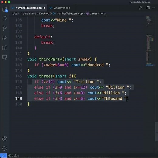 Convert A Number Into Word Form Using C++ Program