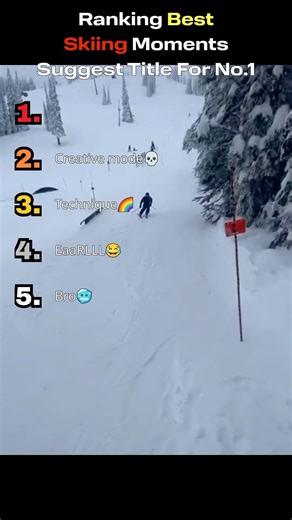 Ranking Best ‘Skiing’ Moments #shorts #skiing #funny #ranking #viral