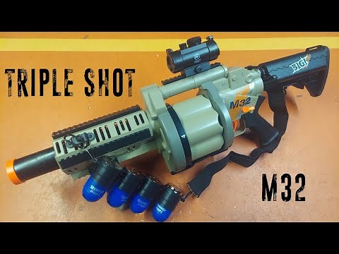 Biu-Blaster.com - M32 Triple Shot Grenade Launcher - Review