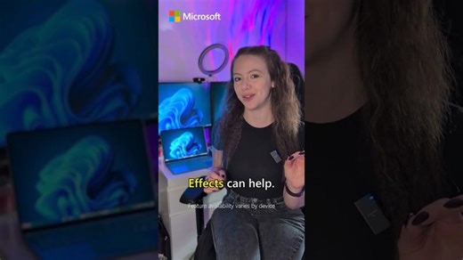 Make Video Calls Work Around YOU With Windows Studio Effects! 🎥 | Michael Hahnel