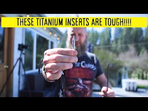 Unbreakable? Testing my new 5mm Podium Titanium Inserts