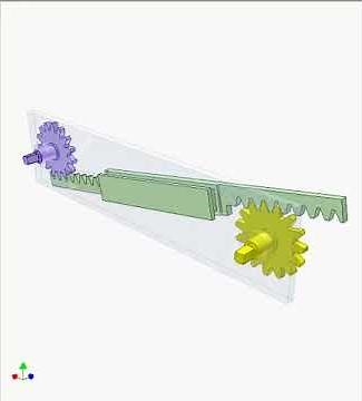 Rack pinion mechanism 6b