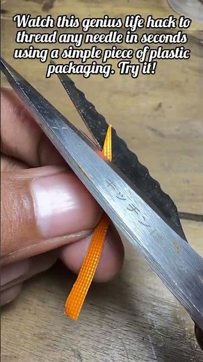 The Easiest Way to Thread a Needle Ever!