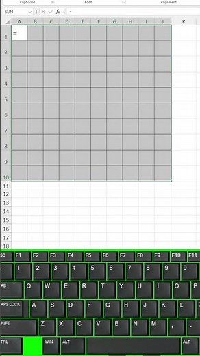 Make a 1-10 Multiplication Table in MS Excel Instantly - This Trick Will Blow Your Mind