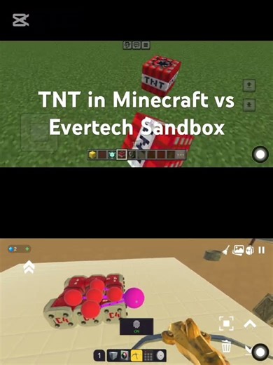 I Made An Explosion in Minecraft and Evertech Sandbox - Which is Better?