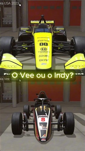 INDYCAR É MAIS FÁCIL QUE FÓRMULA VEE? A BATALHA! 🏎️🆚🐌