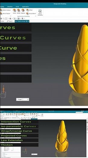 NX Surface modeling tutorials #engineering #cad #techdesign #engineer