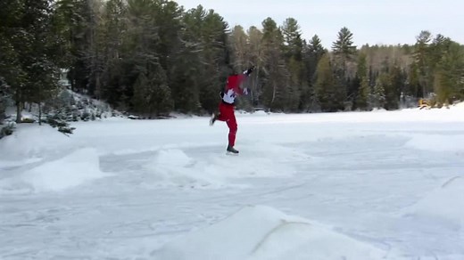 Downhill Ice Cross Training