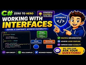 Working with Interfaces in C# | Interfaces Explained for Beginners (Zero to Hero)