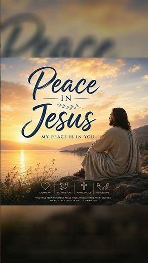 Preview: Peace in Jesus (John 14:27) A Peaceful Christian Worship Song About Trusting Christ