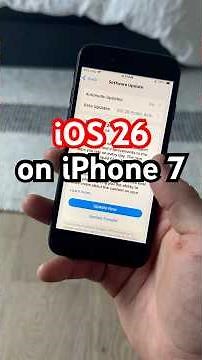 How to Get iOS 26 on iPhone 7! - Tutorial