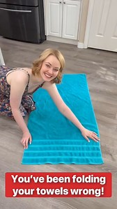 1.8M views · 4.7K reactions | You are folding towels wrong This original video was produced by Network Media LLC Productions, Rick Lax and Jennie Carroll | Tips, Tricks & Funny Clips | Facebook