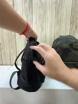 韓版中性雙隔層尼龍後背包 迷彩包 通勤包 書包 •東京靚包TokyoQueen •AW02