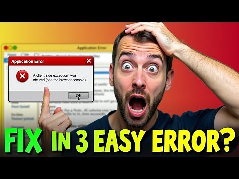 Fix: A Client-Side Exception Has Occurred | App Error Solved in 2 Mins!”
