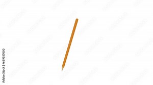 pencil puzzle tree. autism symbols. help for those suffering from autism. 4K video illustration.