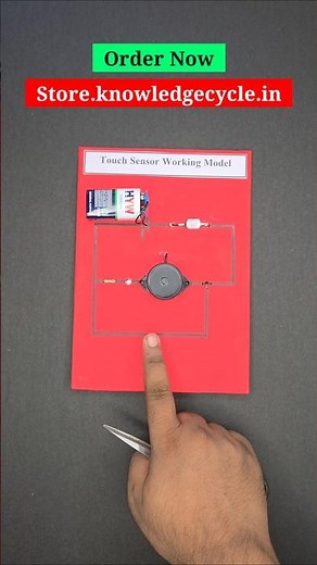 Physics Project for Class 12 | Science Working Model | Touch Sensor Project #scienceproject #science