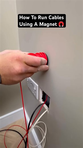6K views | How To Run Cables Using A Magnet #hacks #shorts #magnet | Univeapuzzle | Facebook