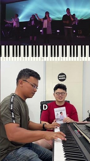 Pianis ini spill cara main intro lagu Ku Nyanyi Haleluya yang manis!✨#mustimusik #tipspiano