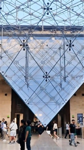 The hidden pyramid of the Louvre, Paris