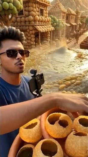 pani puri world 🌎😱#omg #panipuri #shorts