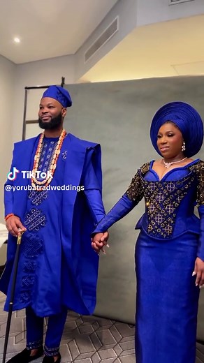 Beautiful Yoruba Traditional Wedding Outfits by Lara Evelyn Designs & Krosskultureng