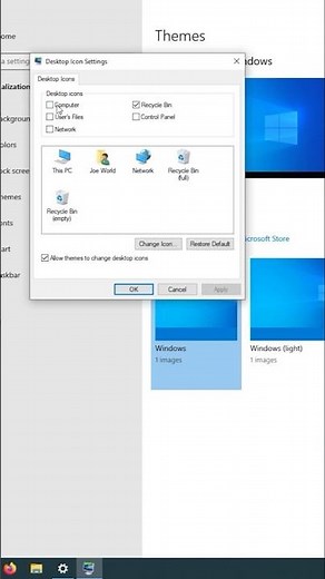 اضافة الايقونات علي سطح المكتب - Add Icons On Desktop Windows 10 #windows10 #desktop #icon
