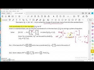 Linear Algebra Ch 4.4 Coordinate systems # 1