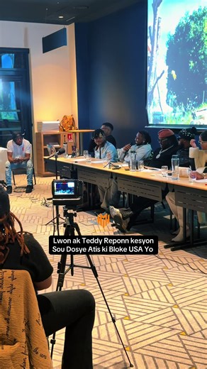 Lwon ak Teddy Reponn kesyon Sou Dosye Atis ki Bloke USA Yo