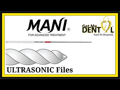 Broken File Retrieval with MANI U- File, MANI Ultrasonic Files
