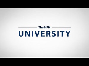 Welcome to the HPN University!