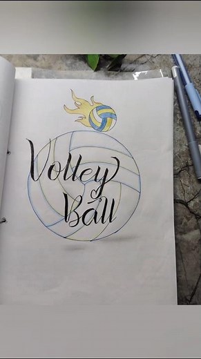 Physical Education project file on Volleyball #viralshorts