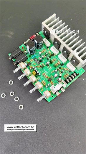 🎶 Microphone Echo (Eco) for smooth vocal control 💥 Strong output, clear sound, perfect for home & custom sound systems Turn your home into a mini stage 🎙️✨ OK400 #KaraokeAmplifier #4MosfetAmplifier #MicEcho #HomeKaraoke #SoundSystemBD #BudgetSound #VoltechElectronics | Voltech