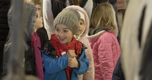 Preschool students learn the basics of sustainable dairy farming