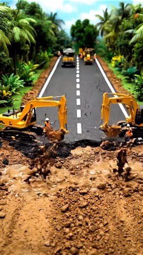 Build mini road. mega Version coming soon.. #build #miniroad #maniature #AI