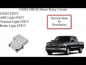 C0265 FIX!!! ABS BRAKE LIGHT FIX!!!!