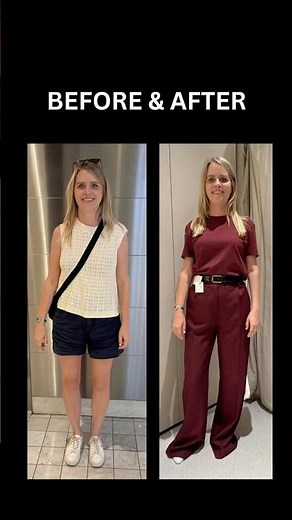 Before & After Style Transformation You Deserve #personalstylist #stylesolutions #elevatedstyle