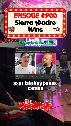 Slater Young, asar-talo daw? Watch the full episode on Spotify! Episode #900 Sierra Madre Wins https://open.spotify.com/episode/1FCtsFxSEpiAUrPQ45V8oG #fyp #thekoolpals #Jamescaraan #nonongballinan #ryanrems #gblabrador #mumanreyes | James Caraan
