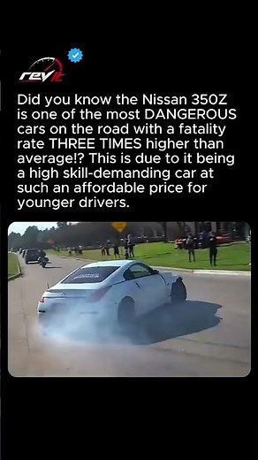 Surprising reason why the Zs are dangerous! Car facts pt. 44 #cars #nissan #350z #drifting