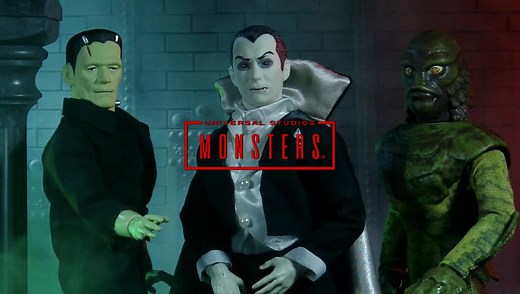Mego Monster Mash!! All new 14” Mego Universal Monsters action figures!! New body design with 24 points of articulation! Who’s your favorite?? Universal Monsters #dracula #frankenstein #creaturefromtheblacklagoon #MakeMineMego | MEGO Corp.