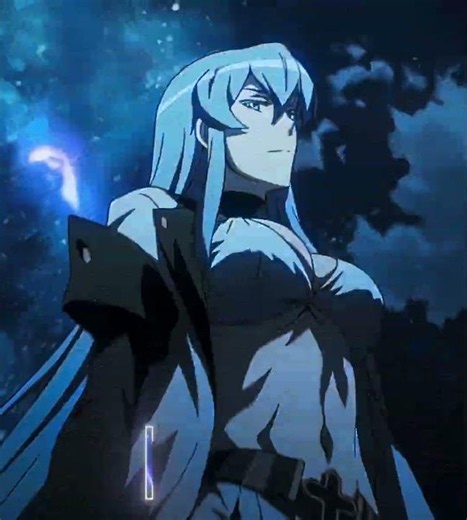 Is she the best blue hair baddie......? | MONTAGEM FEARLESS | #edit #viral #esdeath #akamegakill