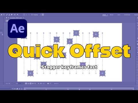 After Effects Quick Offset: Stagger Layers and Keyframes Instantly