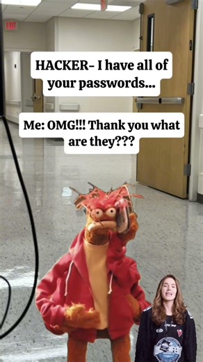 Hacker: I Have All Your Passwords!😂#funny #laugh #me #passwords #password #forget #gettingold