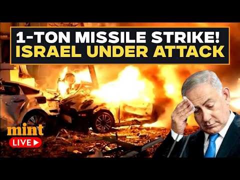 Iran Israel War LIVE | 1-Ton Missile Hits Bibi’s Fortress Hit | Massive Blast Rocks Israel |Mojataba