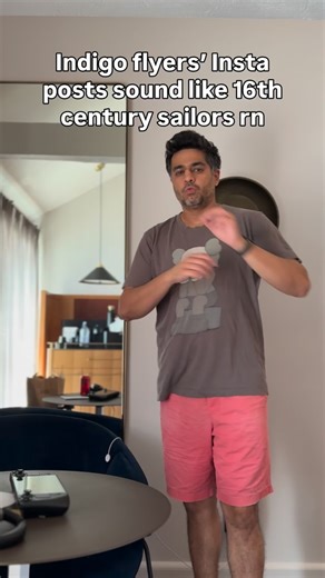 Rohan Joshi on Instagram: "IF I CATCH A FAIR WIND PERHAPS I SHALL SET SAIL FOR HOME #indigo"