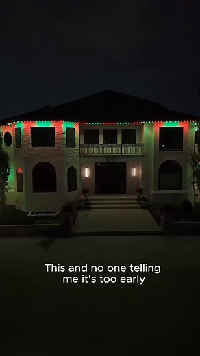 We believe it’s never too early, expecially when decorating with Trimlight is as easy as the tap of a button! 🎅🎄 | Trimlight HQ