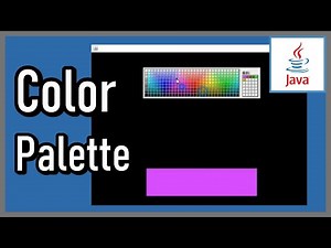Color Palette (JColorChooser & ChangeListener) - Java Extra 31