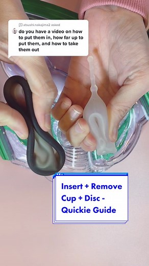 How to Insert and Remove Menstrual Cups and Discs